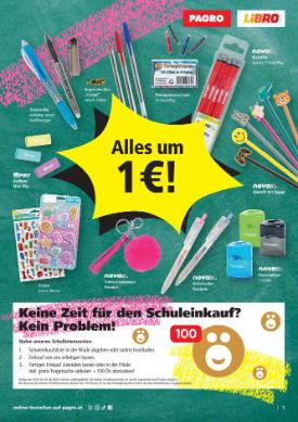 Titelbild des Prospekts von PAGRO & LIBRO