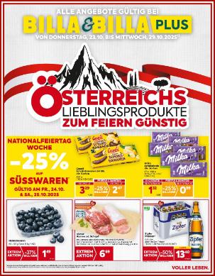 Titelbild des Prospekts von BILLA Tirol