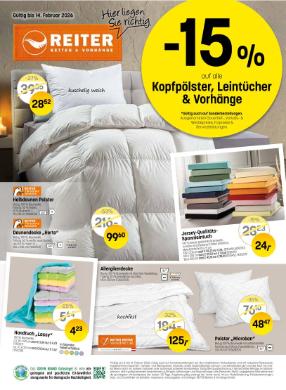 Titelbild des Prospekts von Betten Reiter