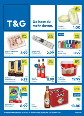 Titelbild des Prospekts von T&G TIROL