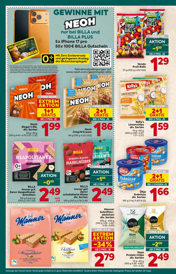 Prospekt von BILLA PLUS