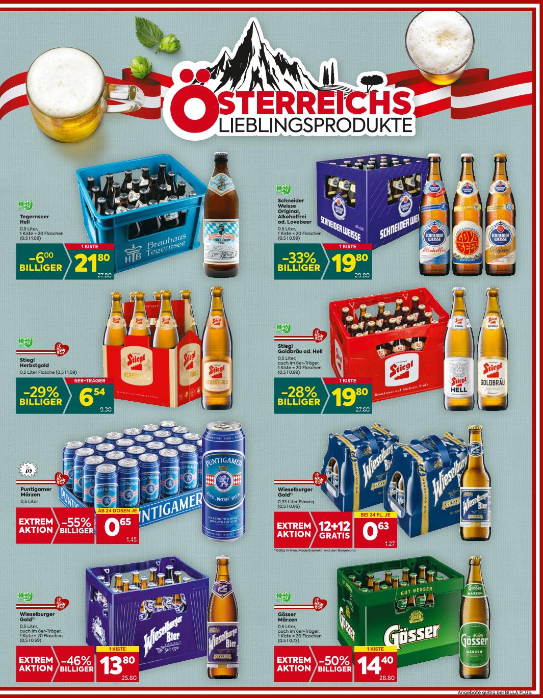 Prospekt von BILLA PLUS
