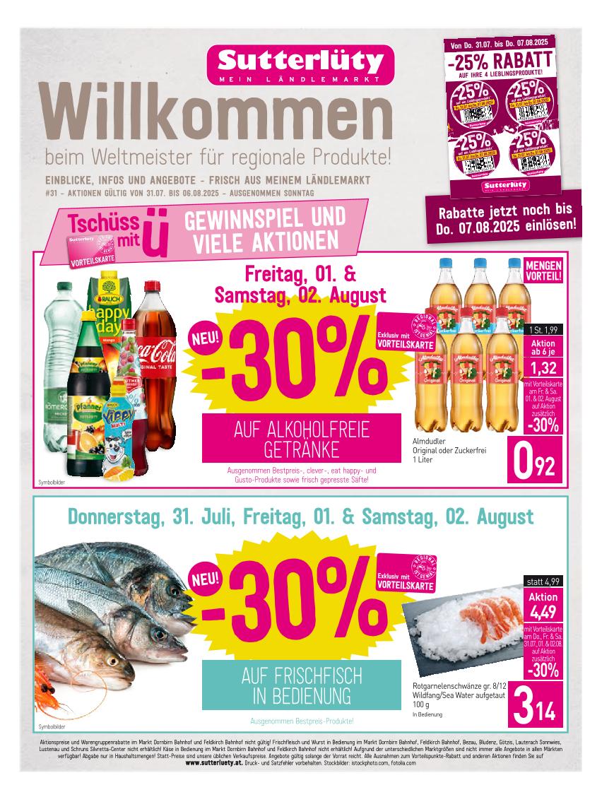 Prospekt von Sutterlüty