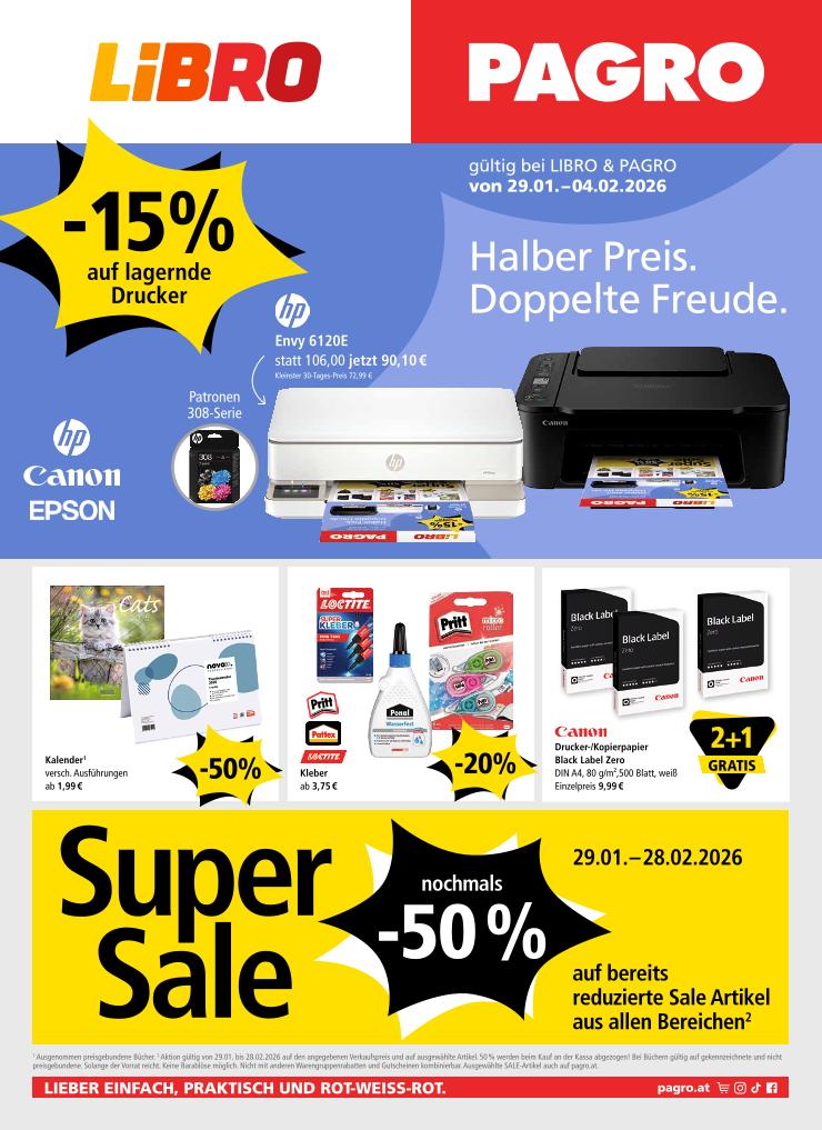 Prospekt von PAGRO & LIBRO