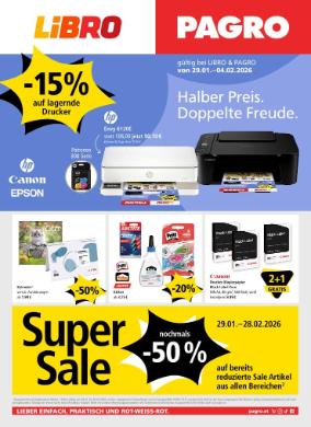 Titelbild des Prospekts von PAGRO & LIBRO