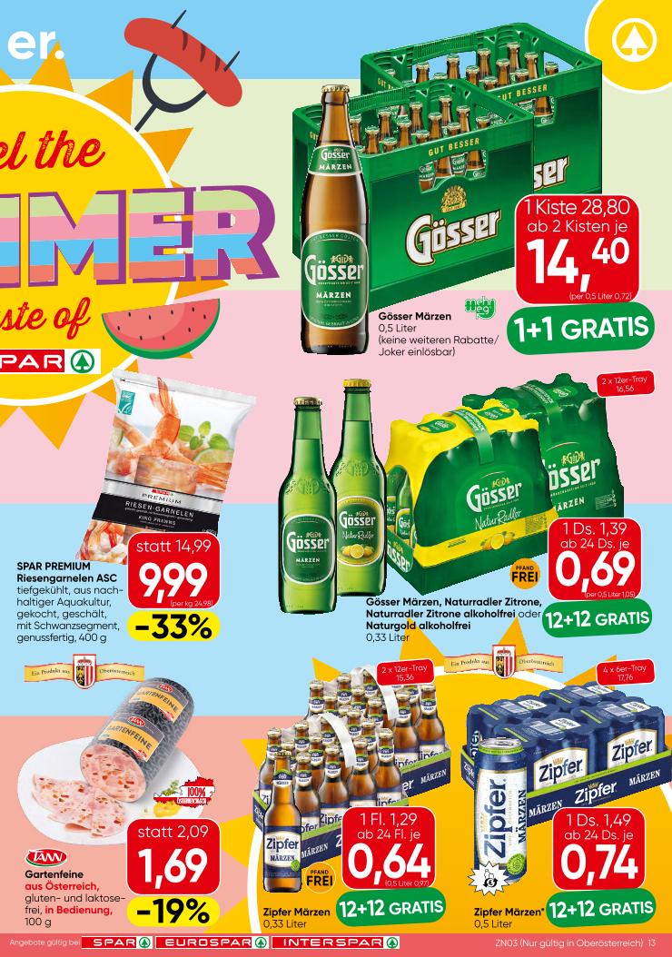 Prospekt von SPAR