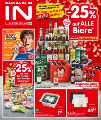 Titelbild des Prospekts von INTERSPAR TRL