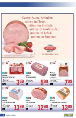 Titelbild des Prospekts von METRO STARKE MARKEN
