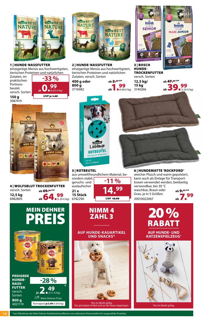 Prospekt von Dehner