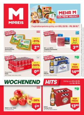 Titelbild des Prospekts von MPREIS Tirol
