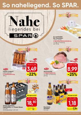 Titelbild des Prospekts von SPAR OÖ