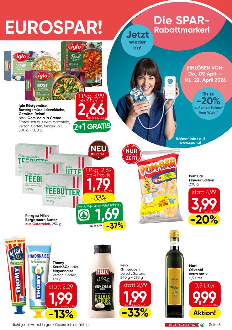 Prospekt von EUROSPAR