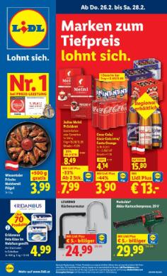 Titelbild des Prospekts von Lidl