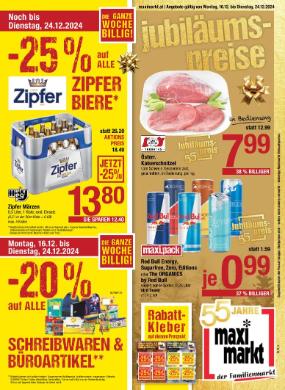 Titelbild des Prospekts von Maximarkt Wels / Ried / Vöcklabruck