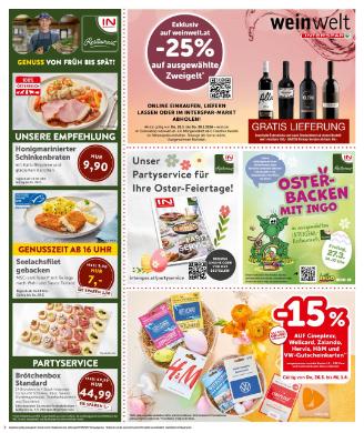 Titelbild des Prospekts von INTERSPAR KTN