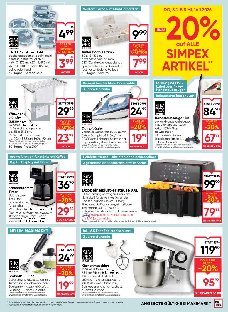 Prospekt von Maximarkt