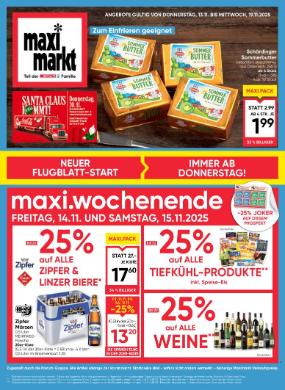 Titelbild des Prospekts von Maximarkt Vöcklabruck
