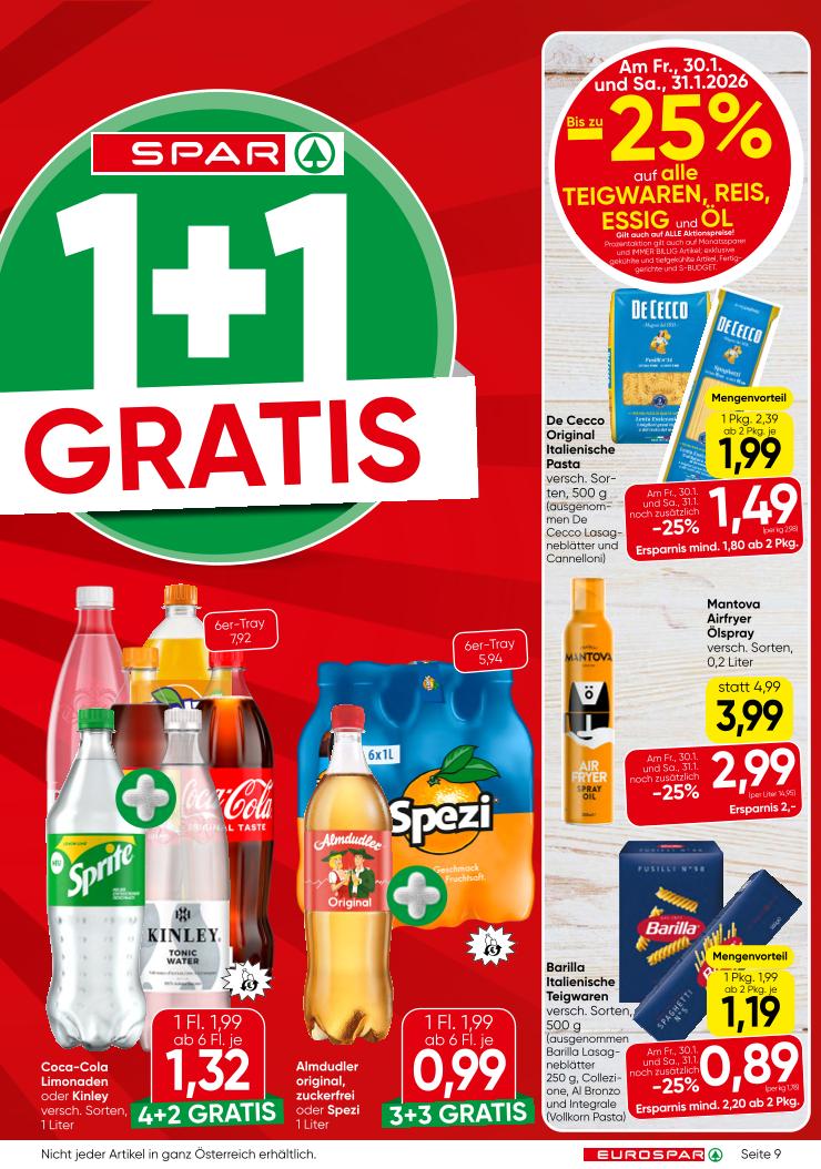 Prospekt von EUROSPAR