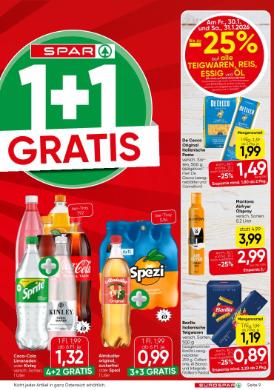 Titelbild des Prospekts von EUROSPAR W / NOE / BGLD