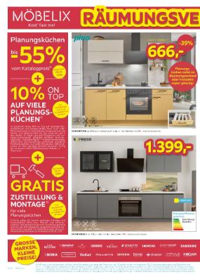 Titelbild des Prospekts von Möbelix