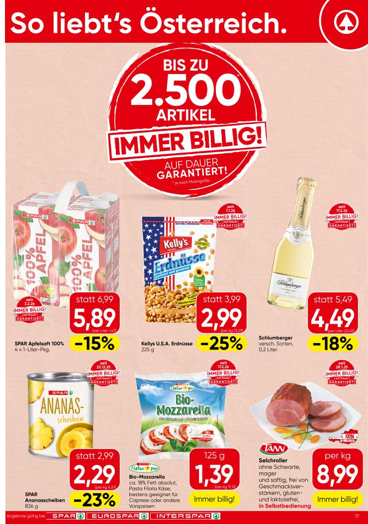 Prospekt von SPAR