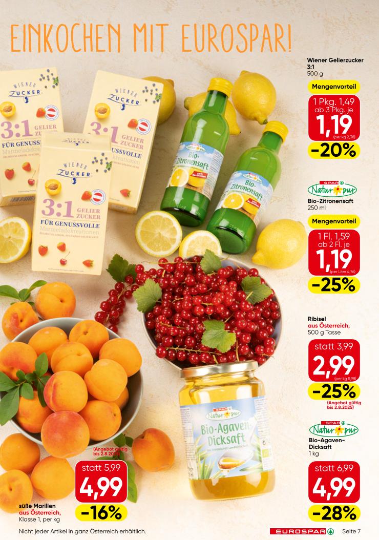Prospekt von EUROSPAR
