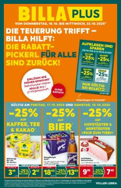 Titelbild des Prospekts von BILLA PLUS Wien