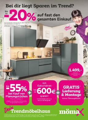 Titelbild des Prospekts von mömax