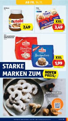 Titelbild des Prospekts von HOFER