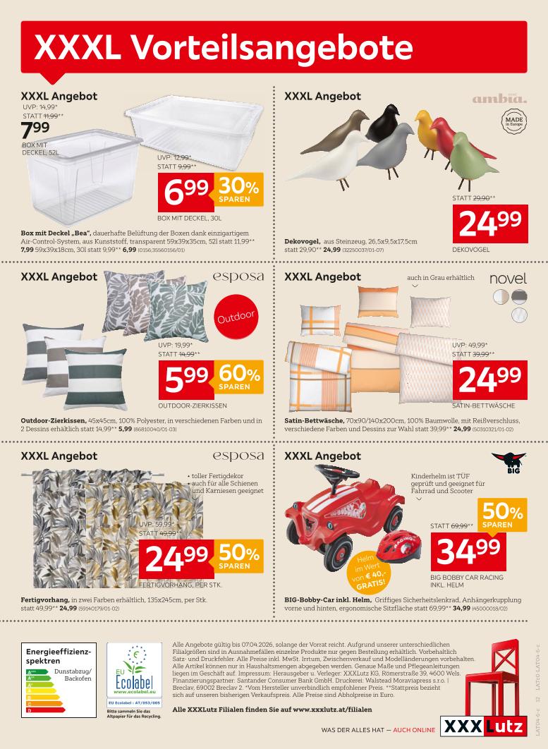 Prospekt von XXXLutz