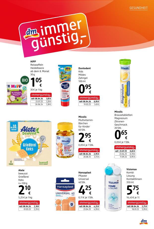 Prospekt von dm drogerie markt