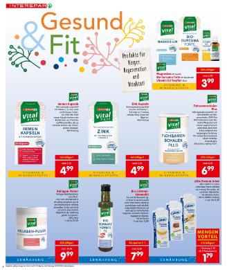 Titelbild des Prospekts von INTERSPAR SBG