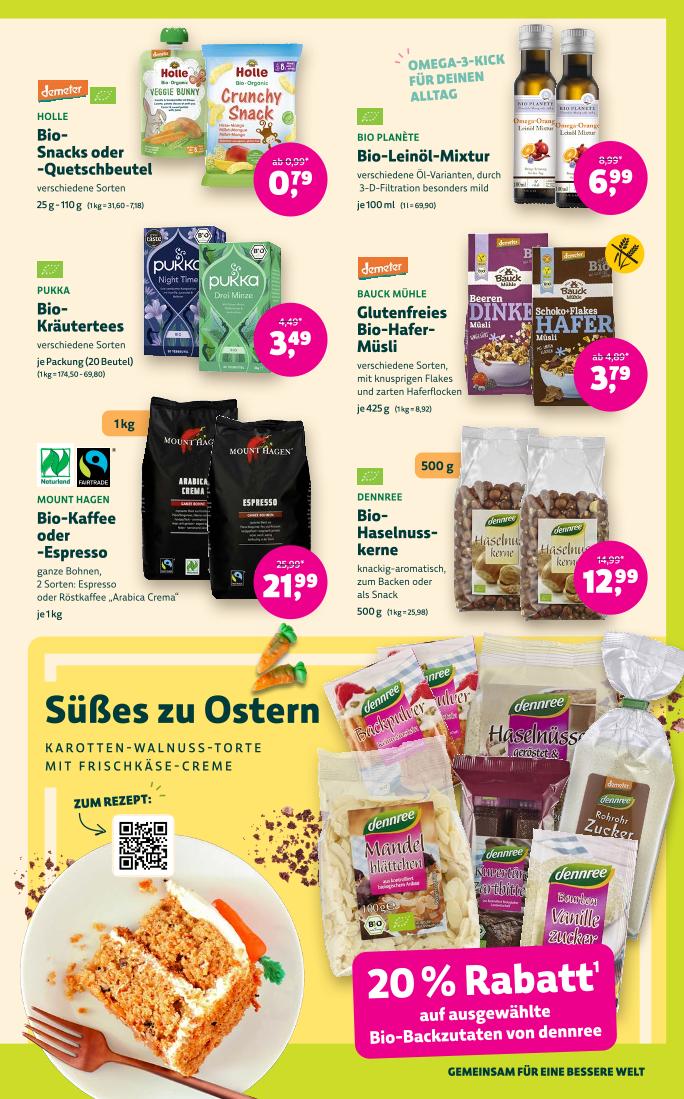 Prospekt von Denns BioMarkt