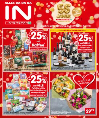Titelbild des Prospekts von INTERSPAR VBG