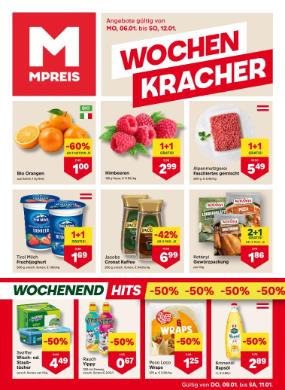 Titelbild des Prospekts von MPREIS OÖ