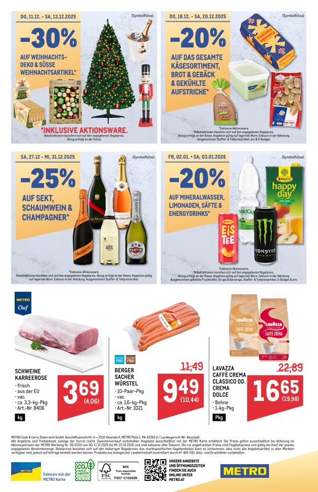 Prospekt von METRO
