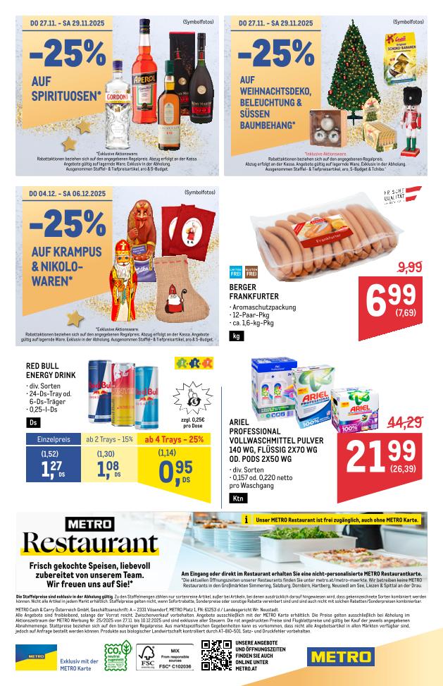 Prospekt von METRO
