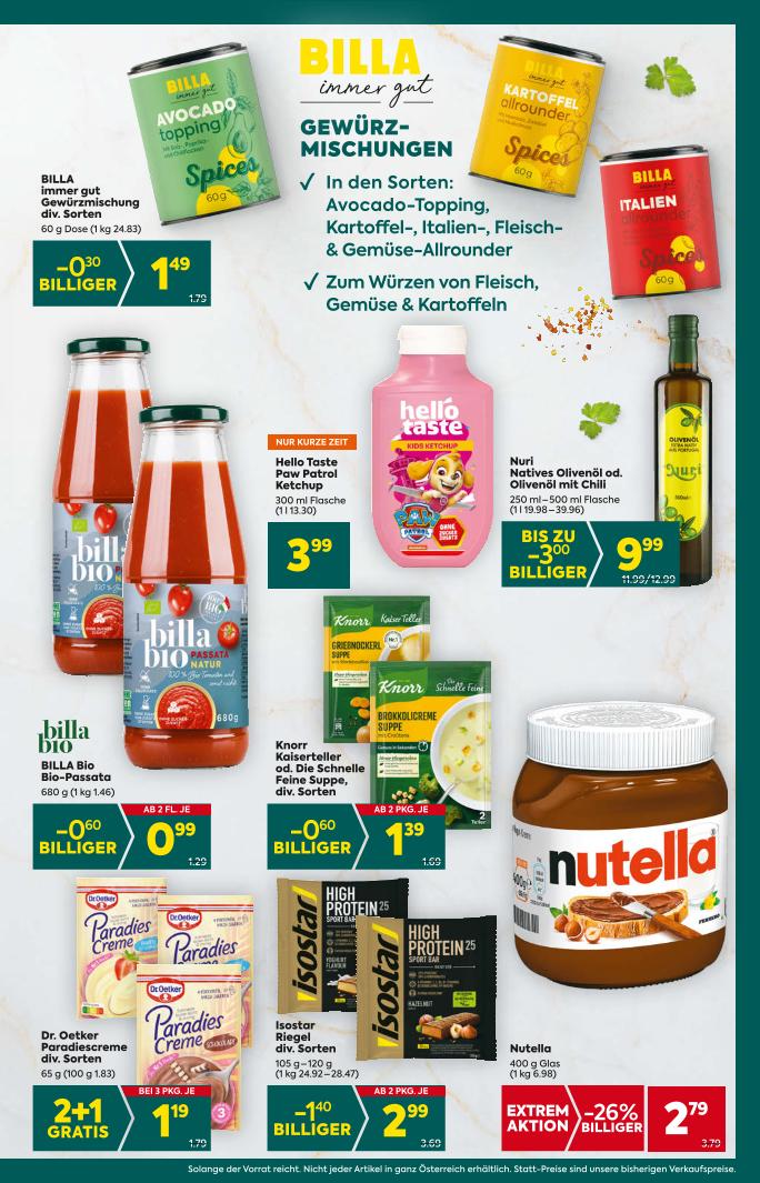 Prospekt von BILLA PLUS