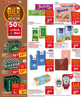 Titelbild des Prospekts von INTERSPAR VBG