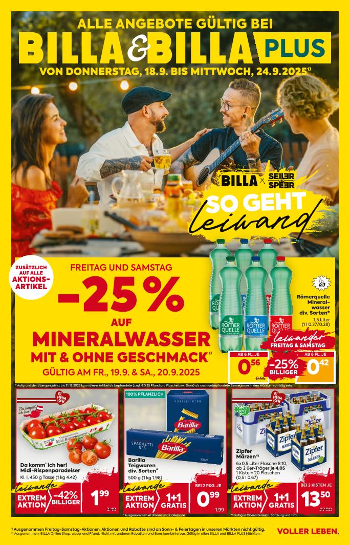 Prospekt von BILLA