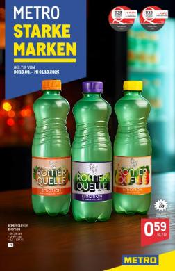 Titelbild des Prospekts von METRO GROSSE MARKEN