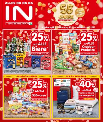 Titelbild des Prospekts von INTERSPAR KTN