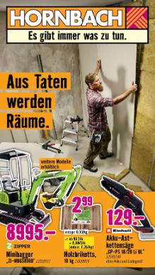 Titelbild des Prospekts von HORNBACH