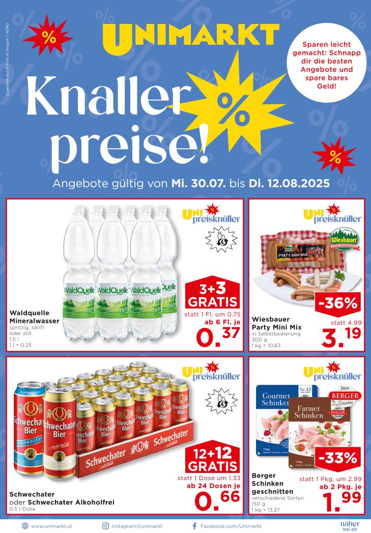 Prospekt von Unimarkt