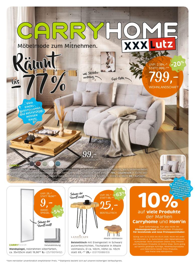 Prospekt von XXXLutz