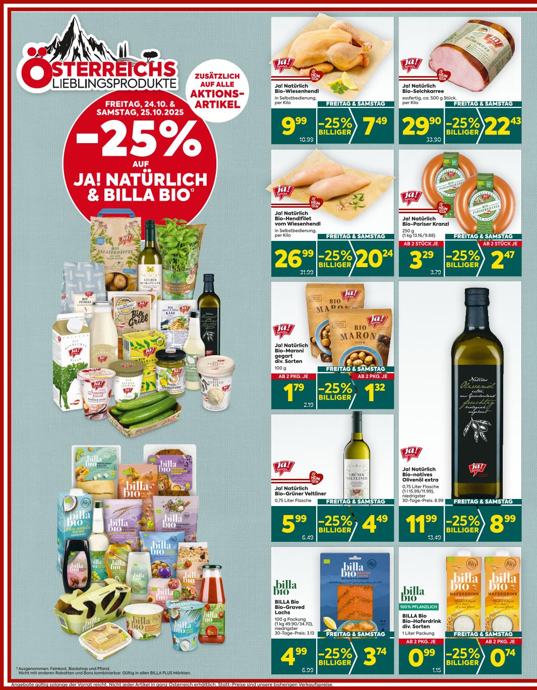 Prospekt von BILLA PLUS