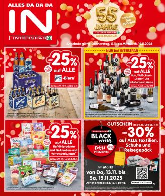 Titelbild des Prospekts von INTERSPAR NÖ