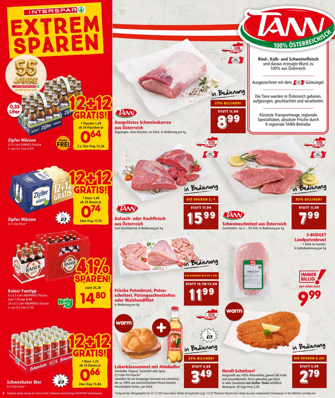 Prospekt von INTERSPAR