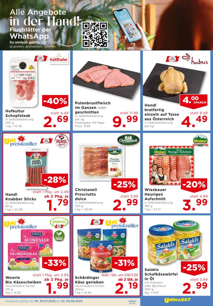 Prospekt von Unimarkt