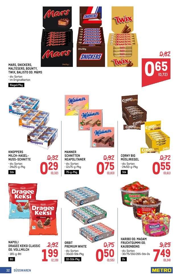 Prospekt von METRO